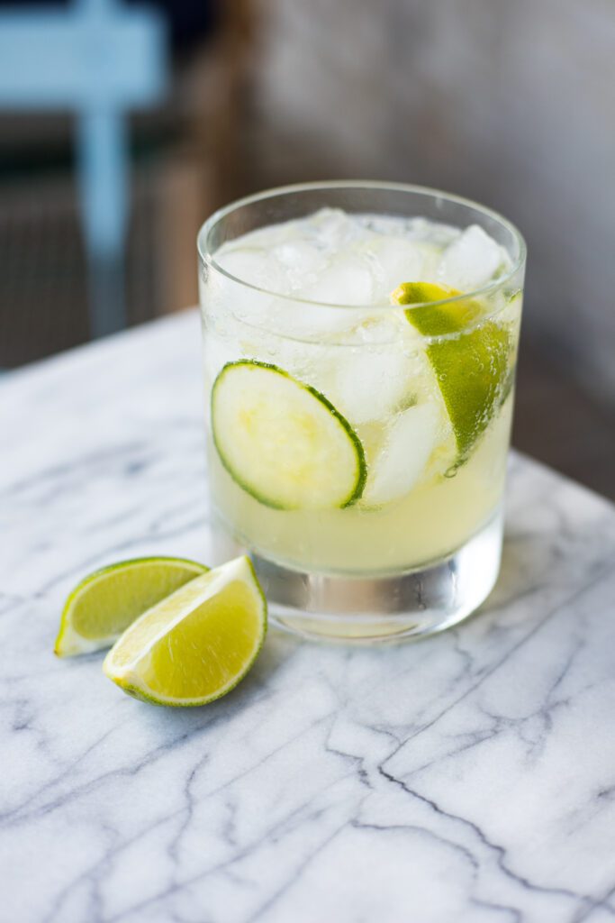 Up and coming seasonal spring cocktails featuring the Cucumber Elderflower Spritz.