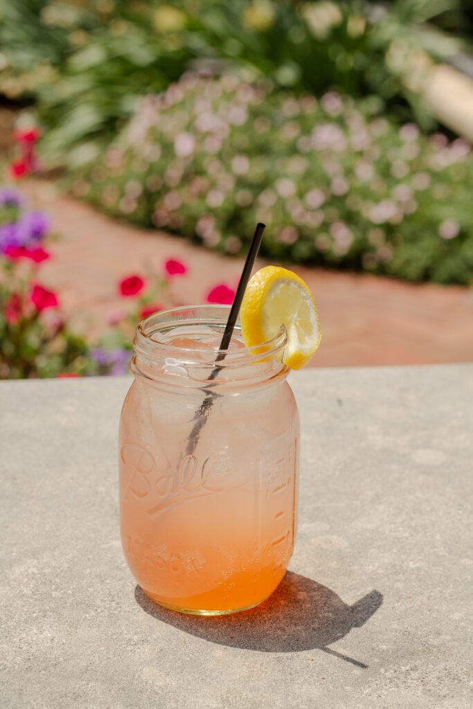 A grapefruit gin fizz cocktail | June at Fishermen's Inn